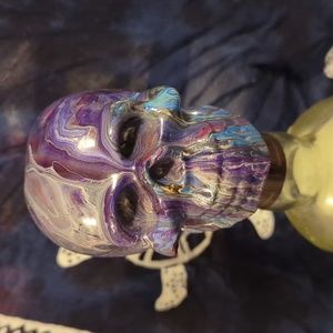 Skull bottle topper